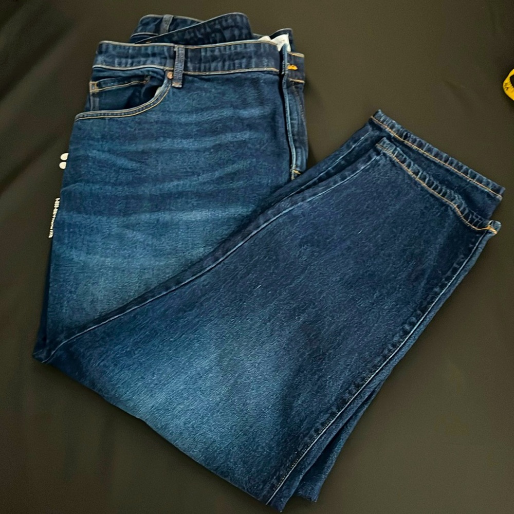 Lane Bryant dark blue jeans size 24 inseam 28“ Unaltered five pocket